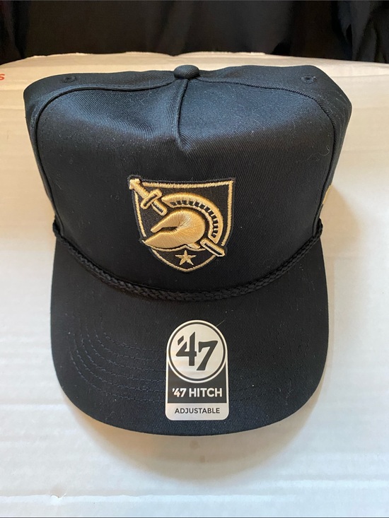 47 Other - 47 Black Cap with Gold Knight Shield Emblem